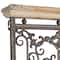 71" Brown Rustic Ornamental Wood & Metal Wall Décor